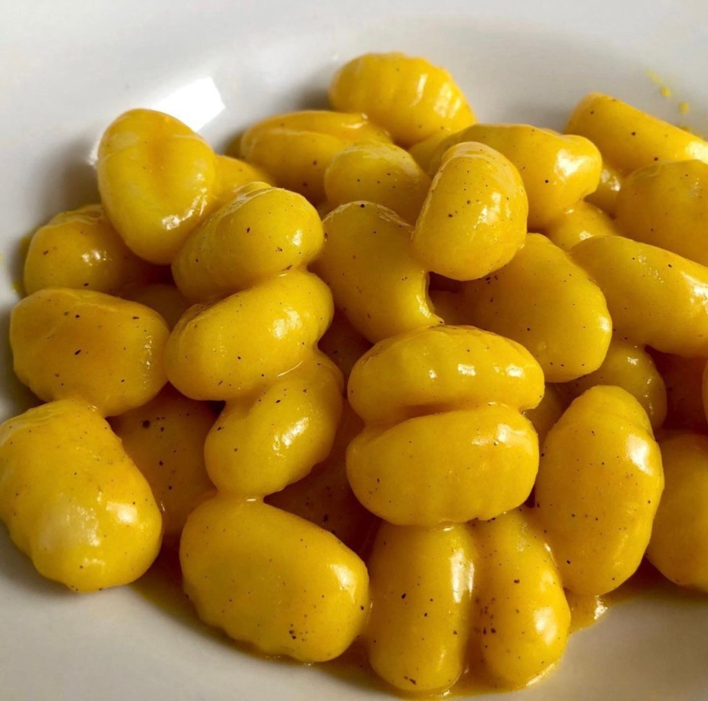 義式番紅花麵疙瘩/ Gnocchi allo&nbsp;zafferano