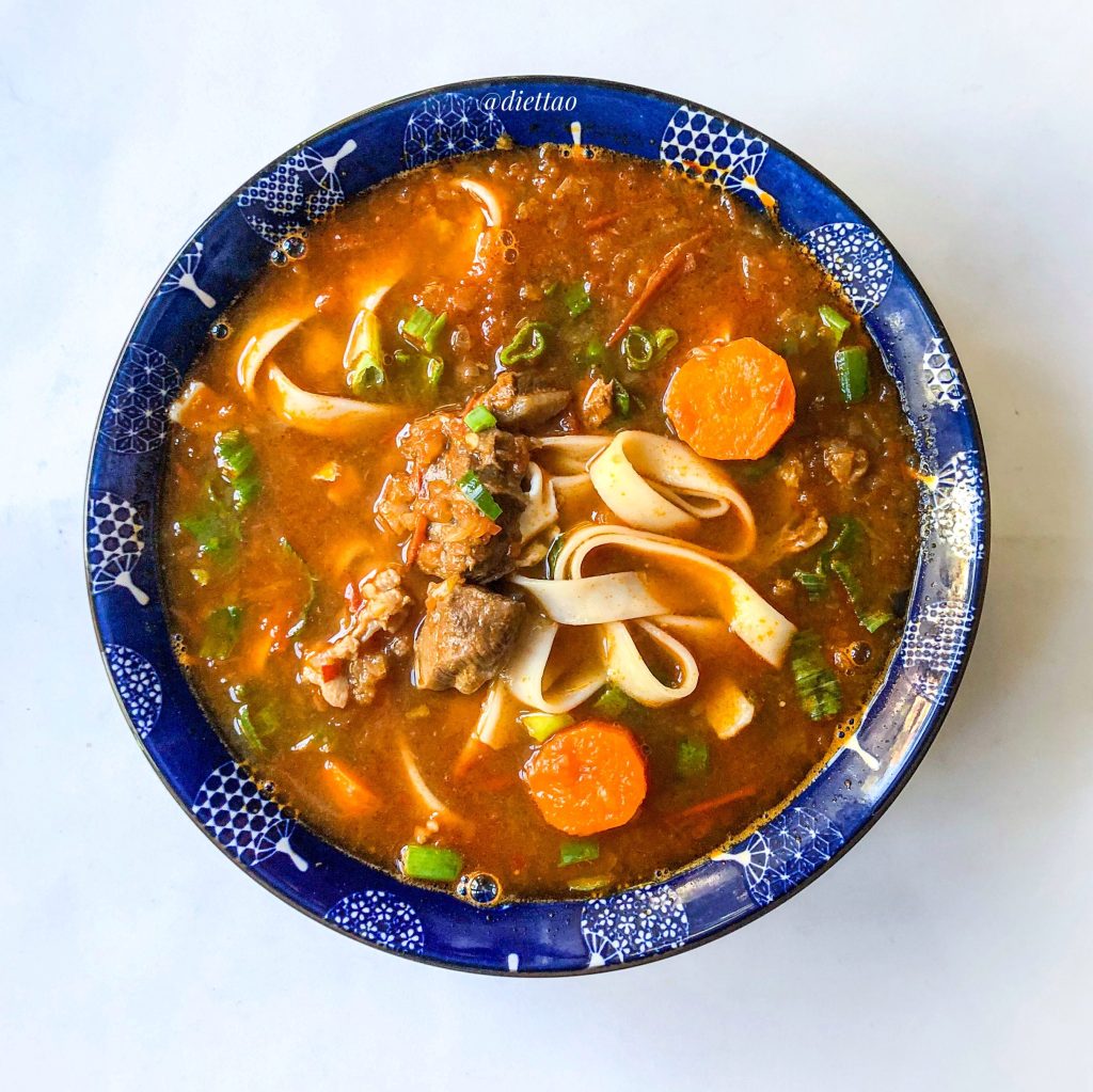 Zuppa di manzo al&nbsp;pomodoro